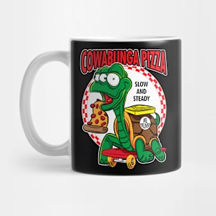 Cowabunga Pizza - Mutant Turtle Skateboard Pizza Delivery Mug